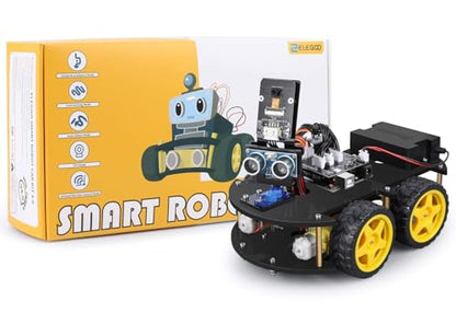 UNO R3 Smart Robot Car Kit V4 for Arduino Robotics for Kids Ages 8