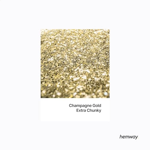 Resin Glitter Champagne Gold 100g Extra Chunky (3.5274 Ounce)