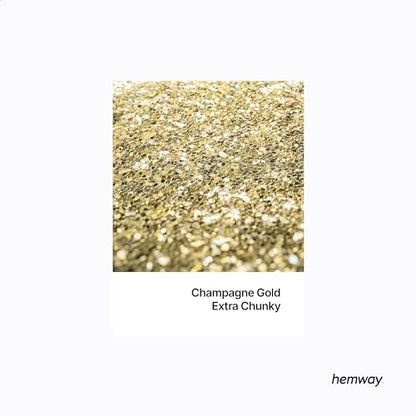 Resin Glitter Champagne Gold 100g Extra Chunky (3.5274 Ounce)
