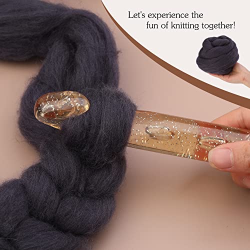 3.53oz Needle Felting Wool Roving Wool for Felting Wool Felting Supplies (3.5 Ounce)