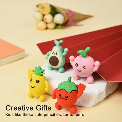 16Pcs Pencil Top Erasers for Kids (16 Count)