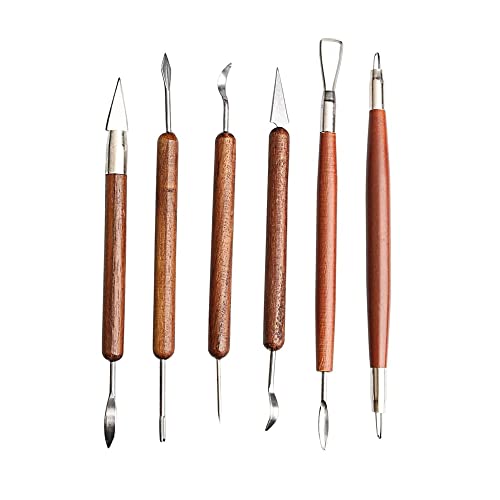 6 Pcs Pottery & Clay Sculpting Tools