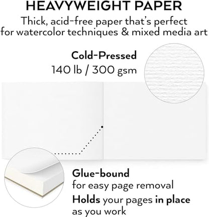Watercolor Paper Pads (2 Count)