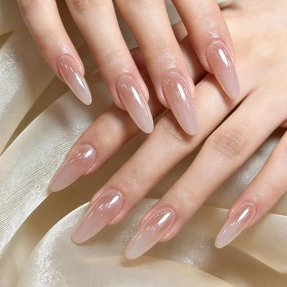Glaze White Chrome Nail Powder