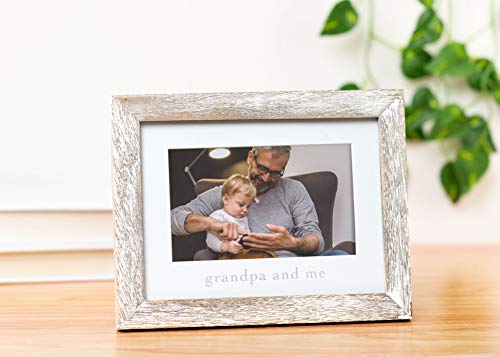 Grandpa and Me Rustic Photo Frame