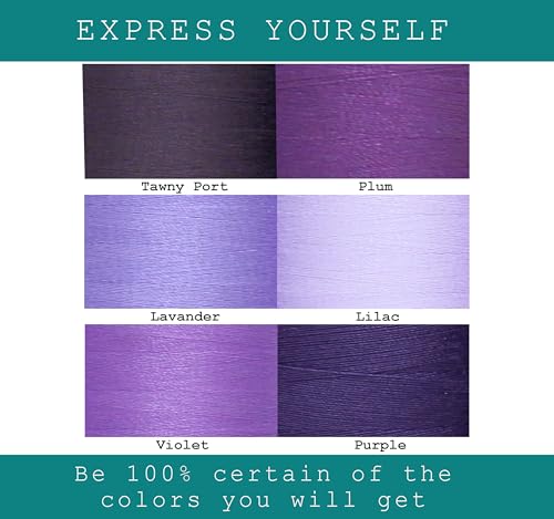 Sewing Thread in Purple Color Tones (18000 Foot)
