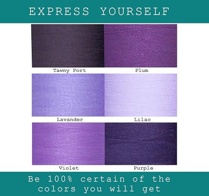 Sewing Thread in Purple Color Tones (18000 Foot)