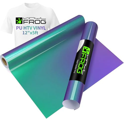 Chameleon Heat Transfer Vinyl Roll 12" x12ft Gradual HTV Vinyl