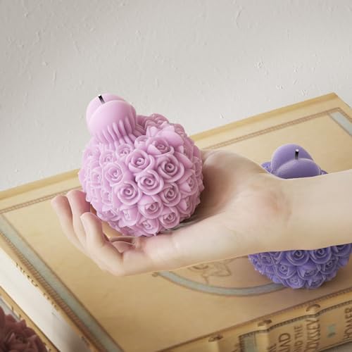 Rose Flower Heart Peony Resin Casting