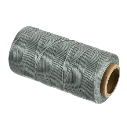 Waxed Thread 197 Yard 1mm 210D Flat Wax Thread Polyester Waxed String for Leather Sewing Hand Weaving Book Binding Home Decoration