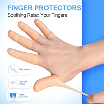 20 Pcs Gel Finger Protectors (20 Count)