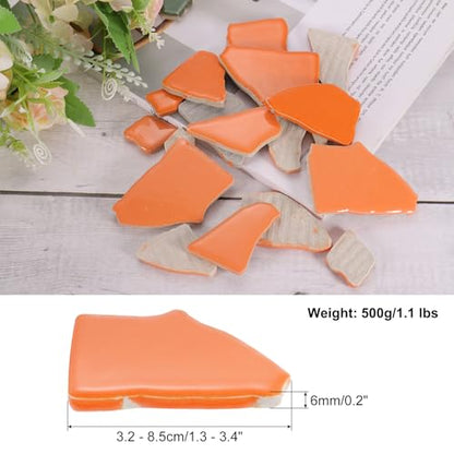 500g 1.1LB Irregular Ceramics Mosaic Tiles