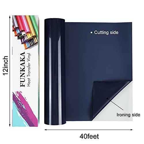 Navy Blue HTV Heat Transfer Vinyl Rolls