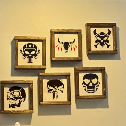 Small Stencils for Painting on Wood Burning Reusable (65 Count)