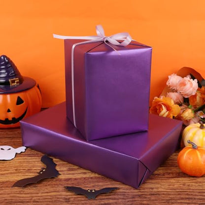 Deep Purple Matte Wrapping Paper (3 Count)