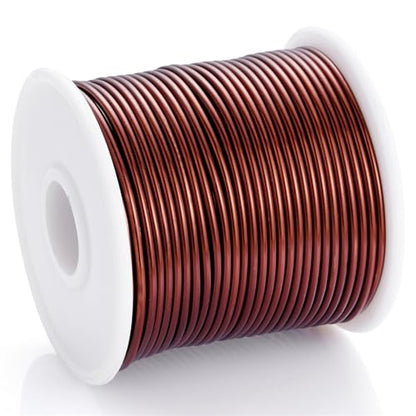 12 Gauge Brown Aluminum Craft Wire (105 Foot)