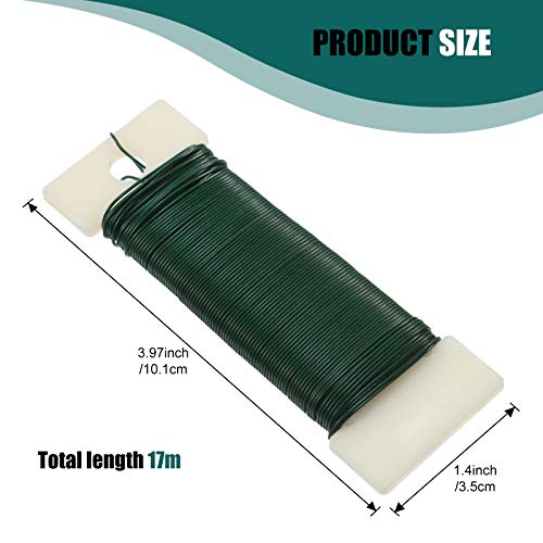 6 Rolls 112 Yards Floral Flexible Paddle Wire Floral Bind Wire for Crafts (6 Count)