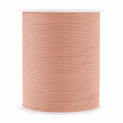 0.5mm Blush Waxed Cord