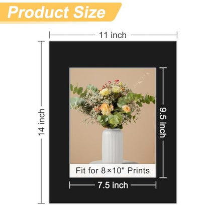 8 Pack Picture Mats for Frames