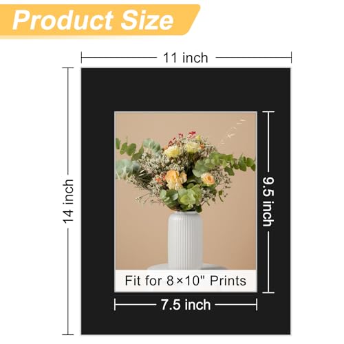8 Pack Picture Mats for Frames