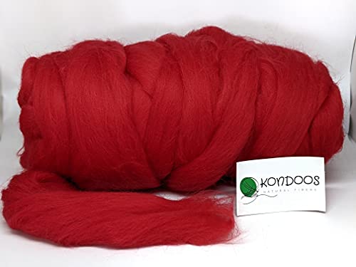 Colored Natural Wool roving (16 Ounce)