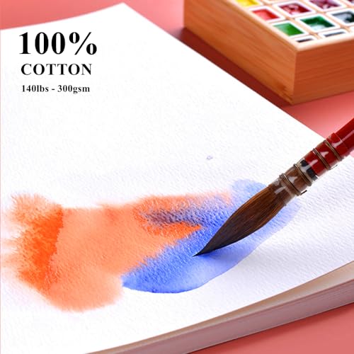 100% Cotton Watercolor Paper Cold (1440 sq in)