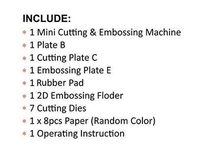 Die Cutting & Embossing Machine Combo