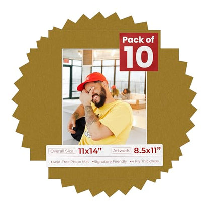 11x14 Mat for 8.5x11 Photo (10 Count)
