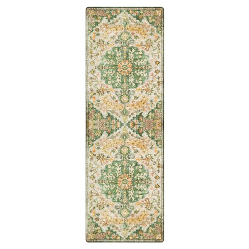 Reine Bohemian 2x6 Washable Hallway Runner Rug