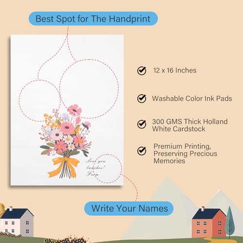 Flower Bouquet Handprint Kit