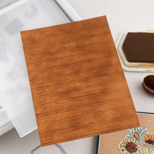 3D Wood Panel Texture Theme Plastic Embossing Folders DIY Scrapbooking Photo Album Card Paper Craft Decoration for Card Making
