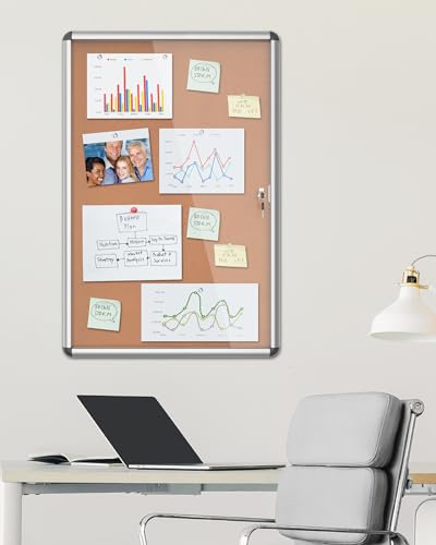 36"x24" Enclosed Bulletin Board