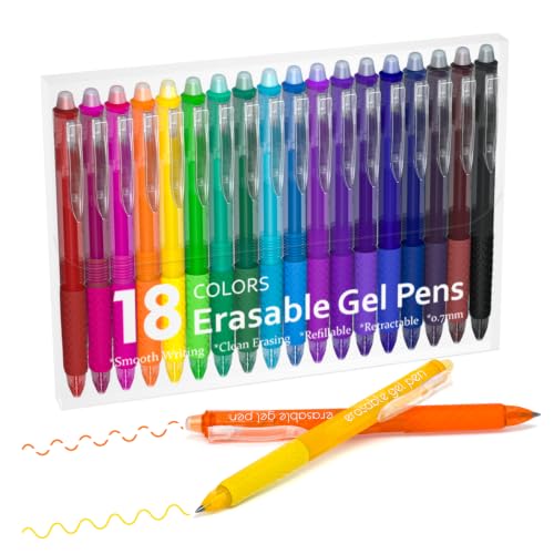 Erasable Gel Pens (18 Count)