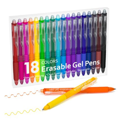 Erasable Gel Pens (18 Count)