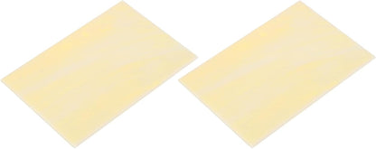 MECCANIXITY 2 Pcs Stained Glass Sheet Mosaic Tile 7.9 Inch x 5.9 Inch Light Brown Stained Glass Sheets for Crafts DIY Art Project