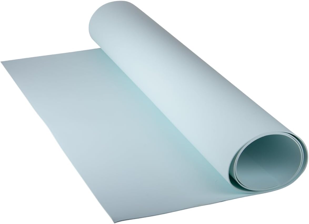 LotusFoam Large 3mm EVA Foam Sheet - 44"x 85" High Density Foam 130 kg/m3 for Cosplay, Costumes, Crafts, Flooring, Outdoor Use - 35 Colors (Sea Blue) - Sea Blue - Crafty Corner