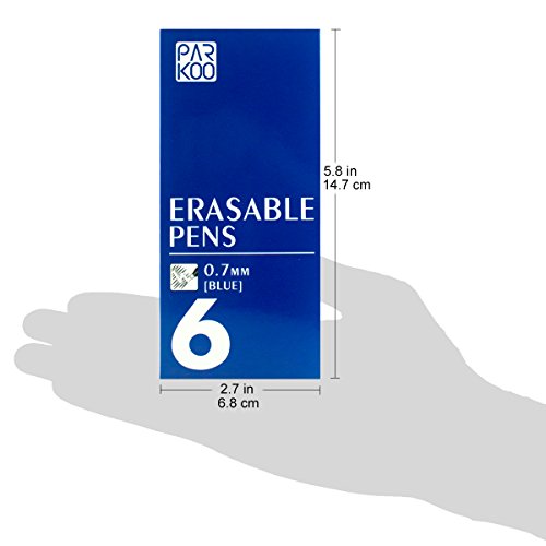 Retractable Erasable Gel Pens Clicker (6 Count)