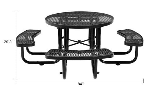 46" Round Picnic Table