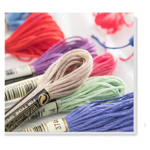 Embroidery Starter Kit 1Pack with Stamped Flowers Pattern with Cotton Fabric Hoops Color Threads and Tools for DIY Art Crafts Sewing Crafts for Adults
