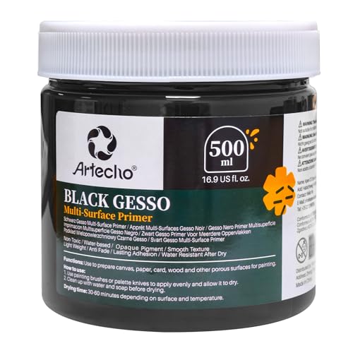 Black Gesso 16.9oz (16.9 Fl Oz)