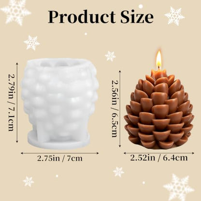 Pinecone Candle Mold