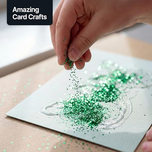 Craft Glitter Shaker Emerald Green 130g Fine (4.6 Ounce)