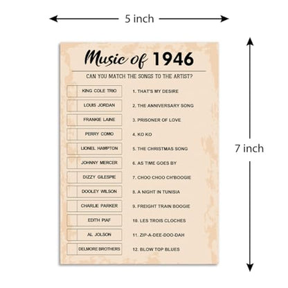 80th Birthday Party Games (31 Count)