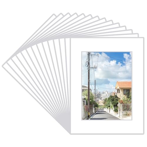 15 Pack Picture Mats 12x16 for 9x12 Photos (15 Count)