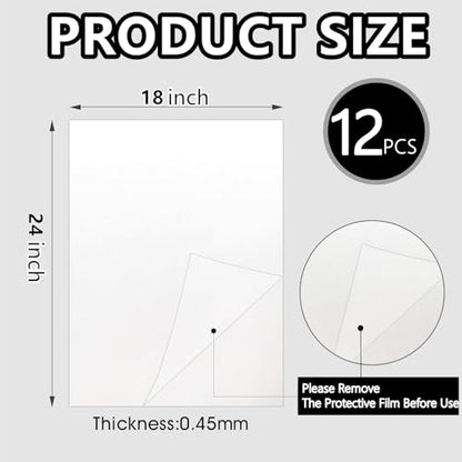 12pcs Sublimation Metal Photo Blanks 18x24 Inch (36 Sq Ft)