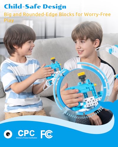 D3 Pro 12-in-1 STEM Wecode Pad Coding Robot Kit for Kids, 388-Piece Educational Building Set with Interactive Storytelling, Ideal Toy for Boys & Girls Ages 6-8 (376 parts)