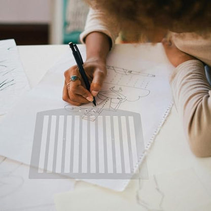 Straight Line Stencil Template