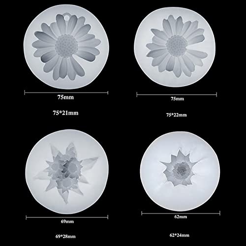 Daisy 4 Pack Flower Molds