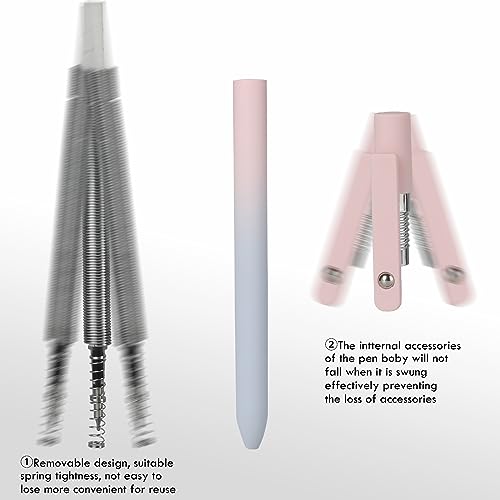 Gel Pens Set 10 Pcs 0.5mm Retractable Quick Dry Black Ink Pens (10 Count)