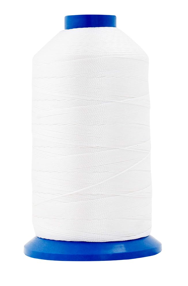 Size 92 280D T90 White Combo Bonded Nylon Thread (4000 Foot)